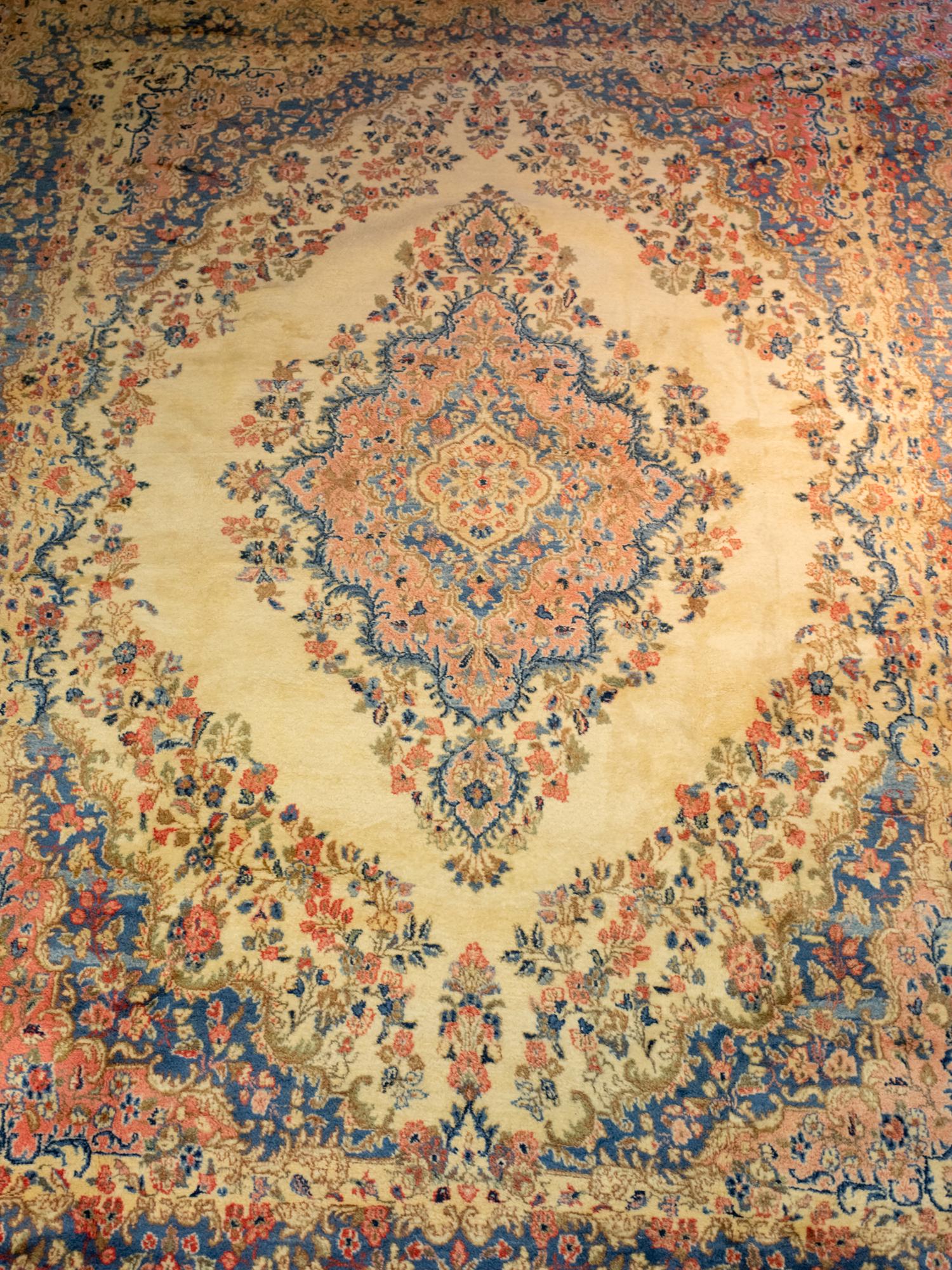 Persian Kerman Mid 20thC Room Size Oriental Rug (1 of 19)