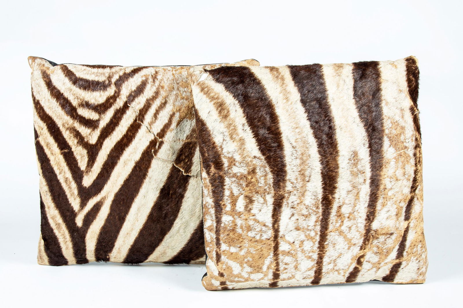 Pair of Zebra Skin Pillows (1 of 9)