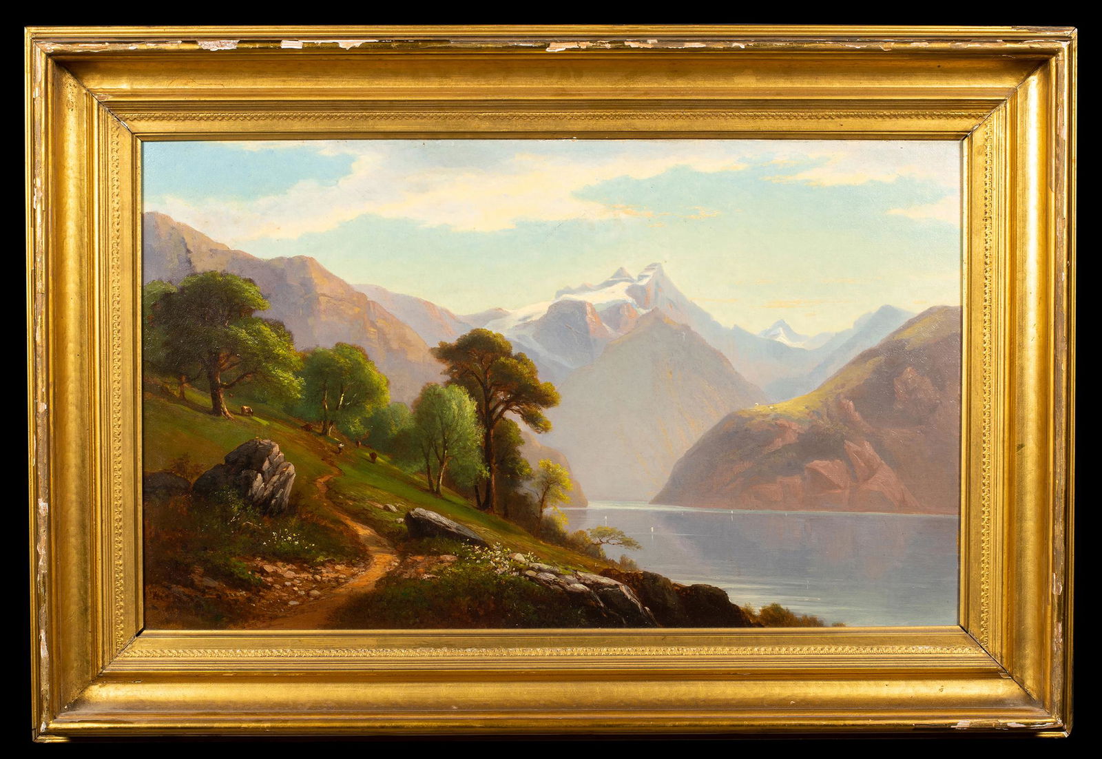 Benjamin Champney, Mass./ NH (1817-1907) (1 of 8)