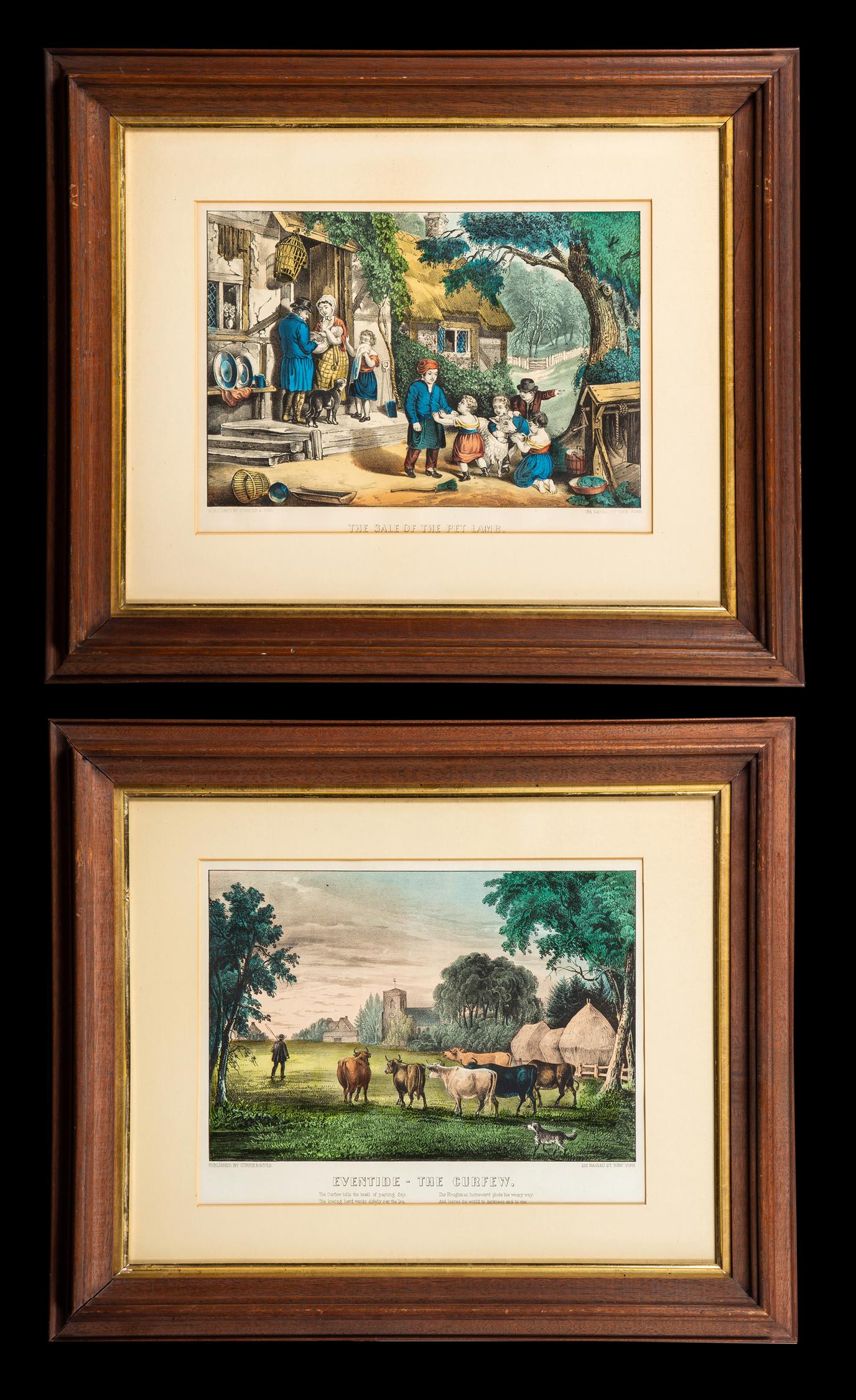 Two Currier and Ives Engravings - Small Folio (1 of 4)