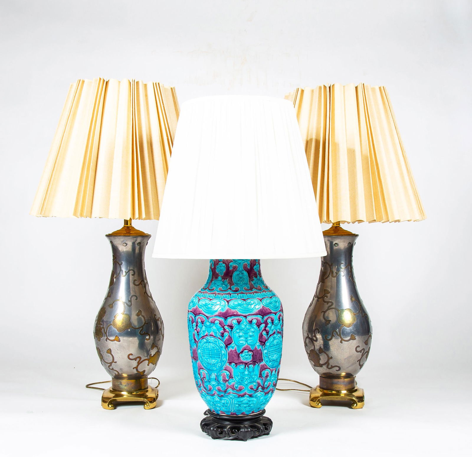Three Chinese Table Lamps (1 of 6)