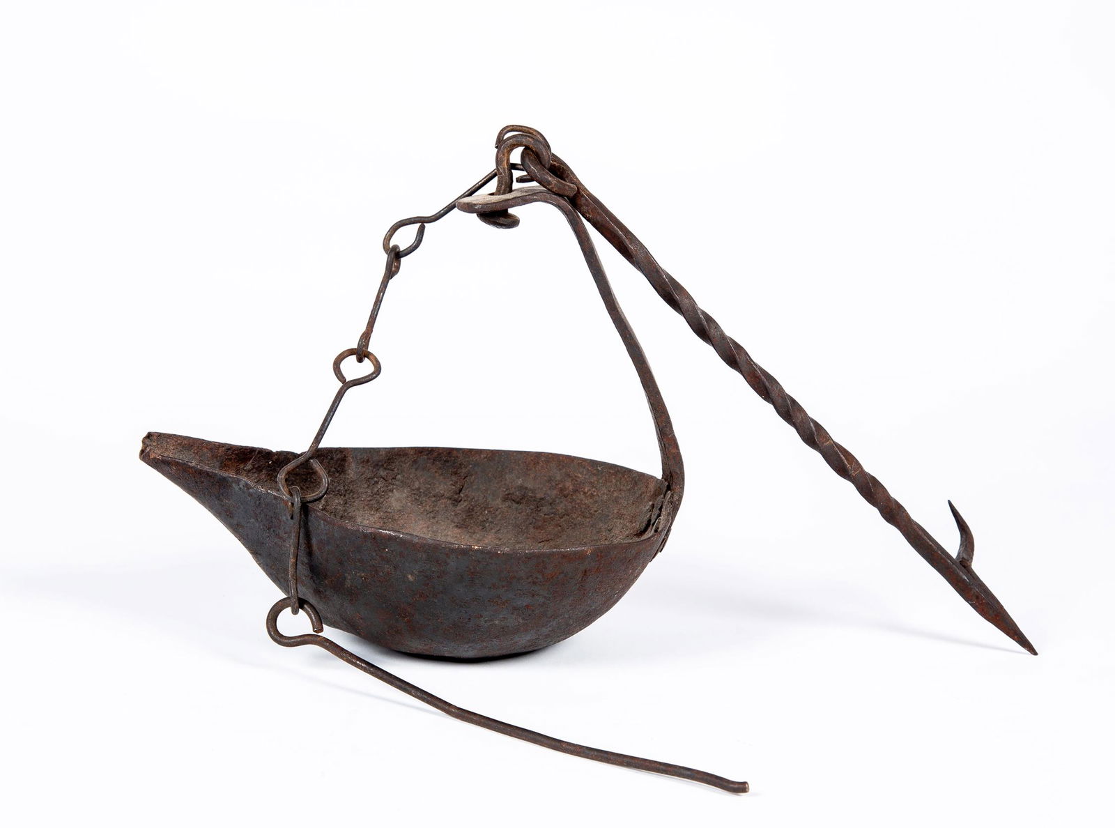 Cast Iron Betty Lamp (1 of 5)