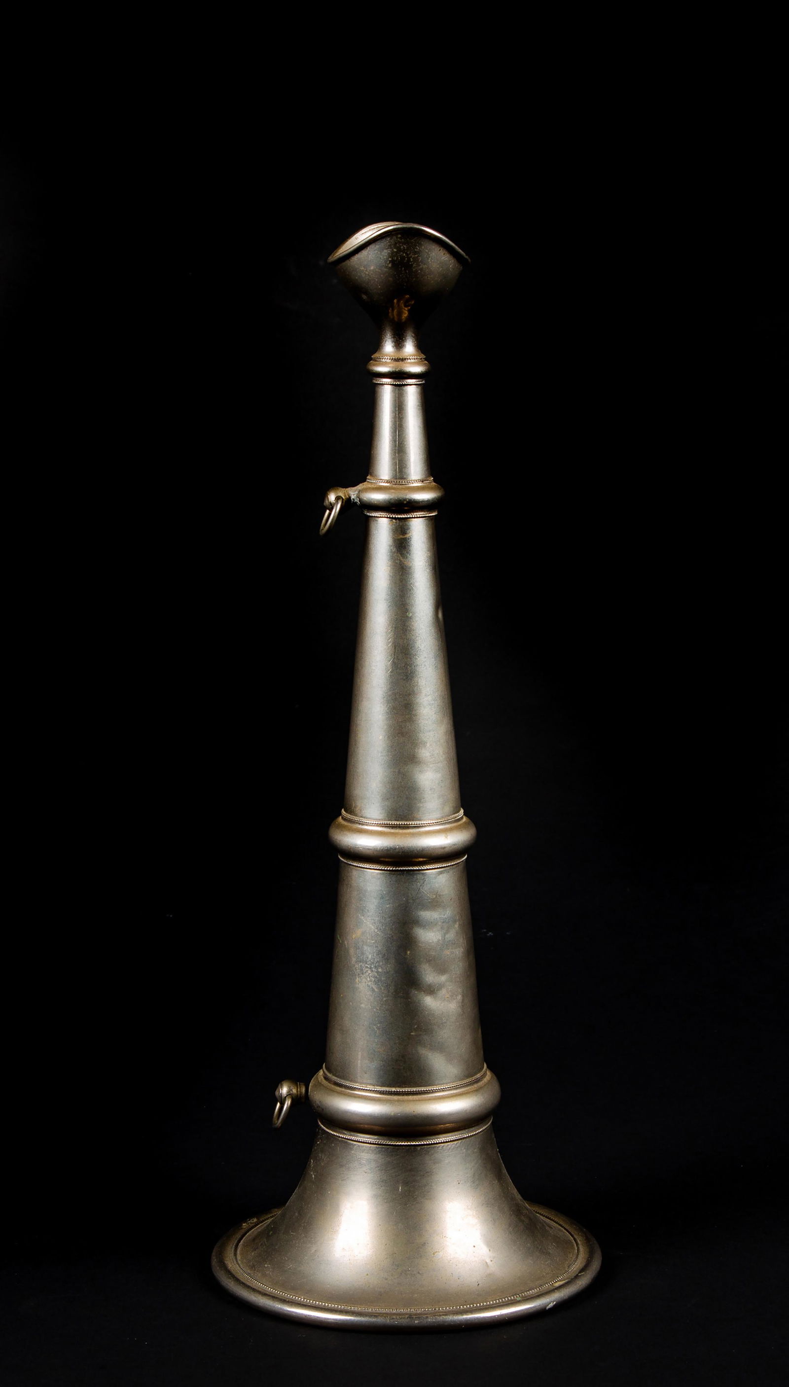 Concord, NH, Silver Plated 19thC Fire Horn (1 of 7)