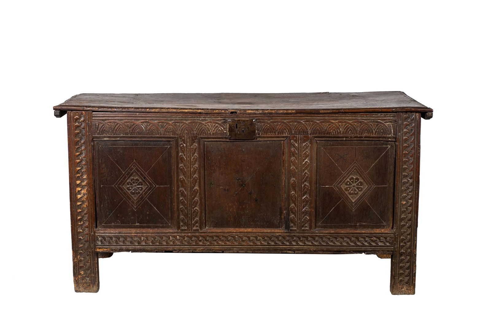 17thC English Lift Top Chest (1 of 13)