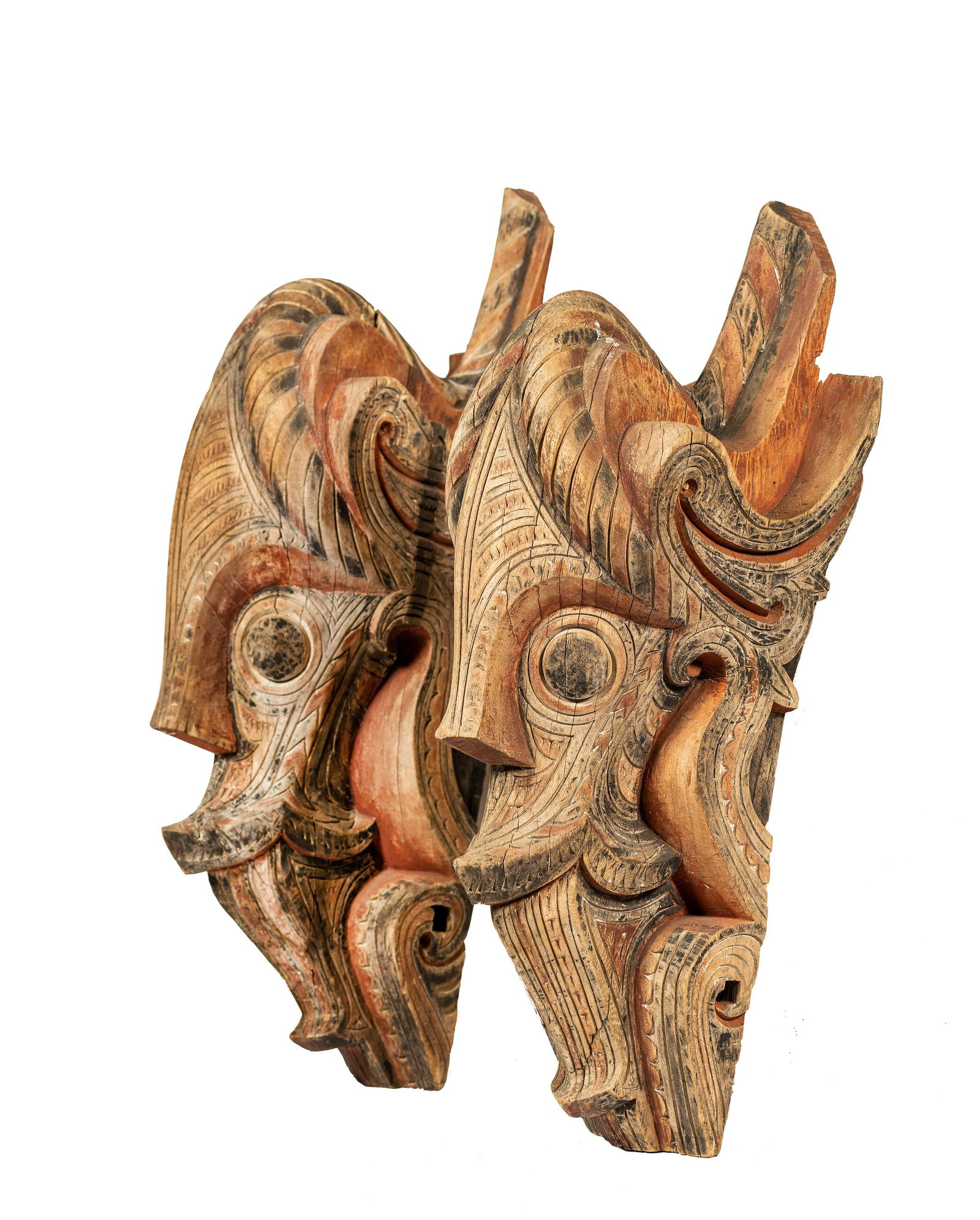 A Pair of Indonesian Toba Batak Architectural Elements, (1 of 19)