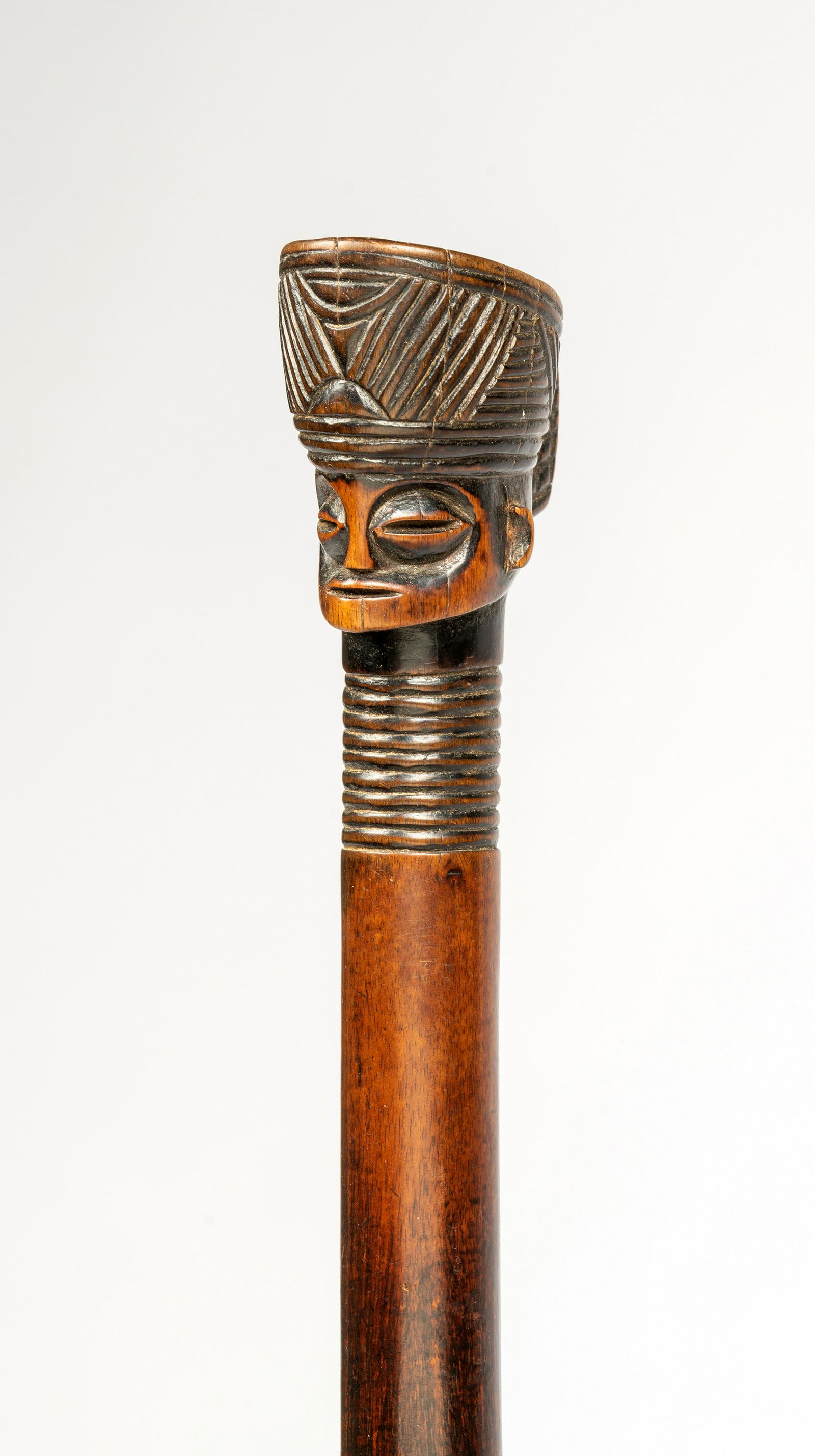 A Prestige Staff Top, Chokwe/Ovimbundu, Angola (1 of 11)