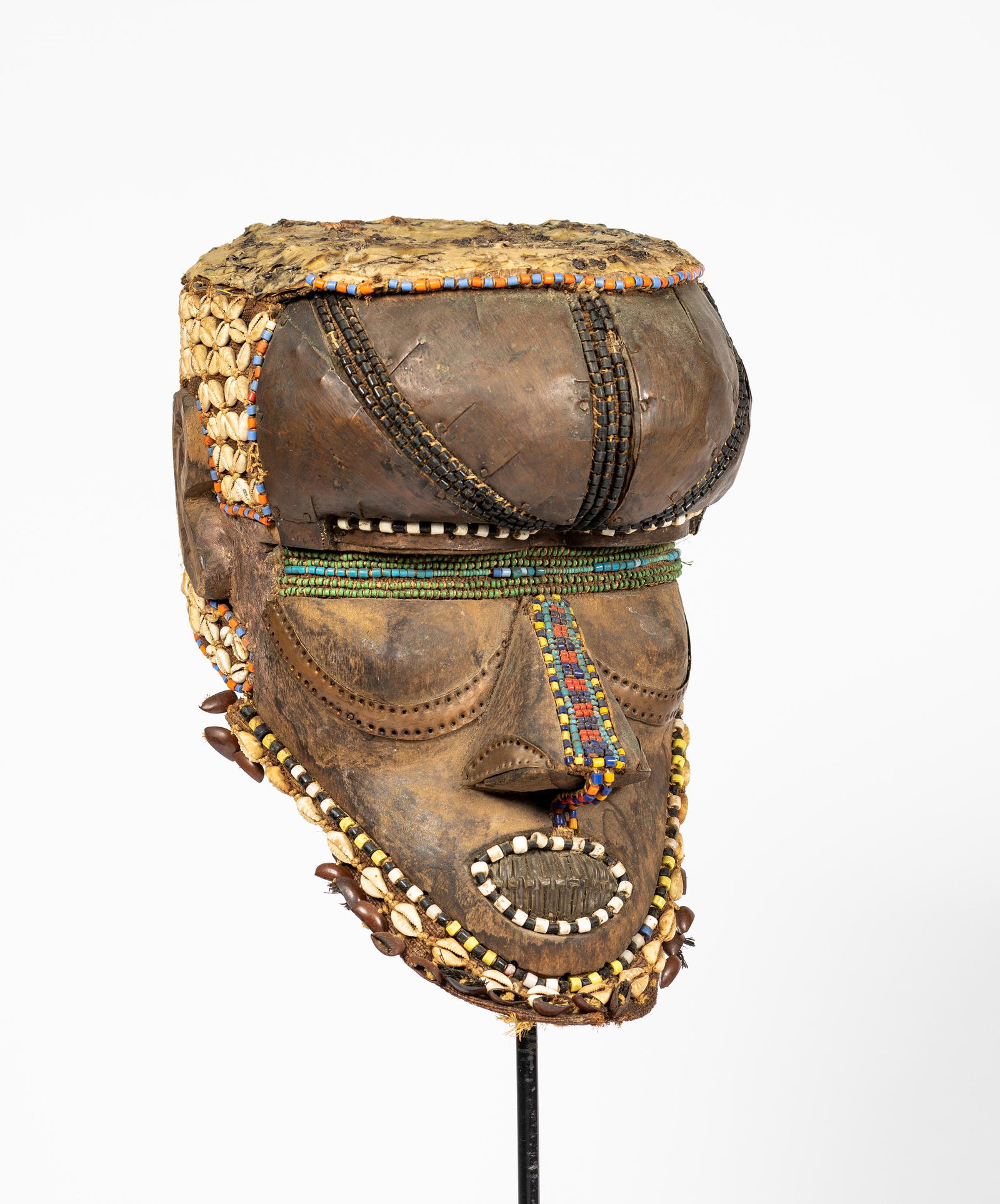 A Kuba Bushong Helmet Mask, Bwoom, DRC (1 of 8)