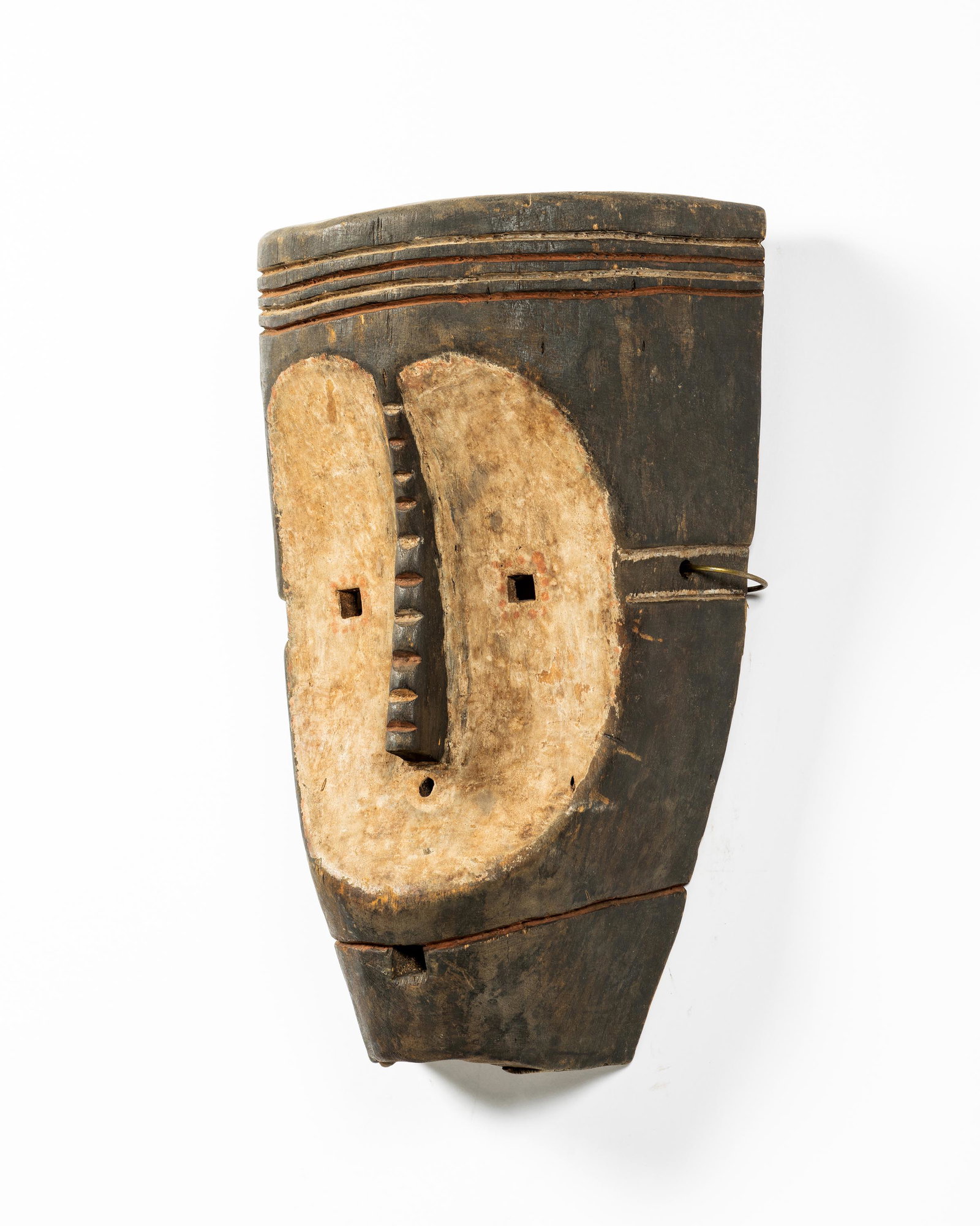 A Central African Mask, DRC: A Central African Mask, DRC, height: 13 3/4". Provenance: Irv Fischer Collection, Michigan