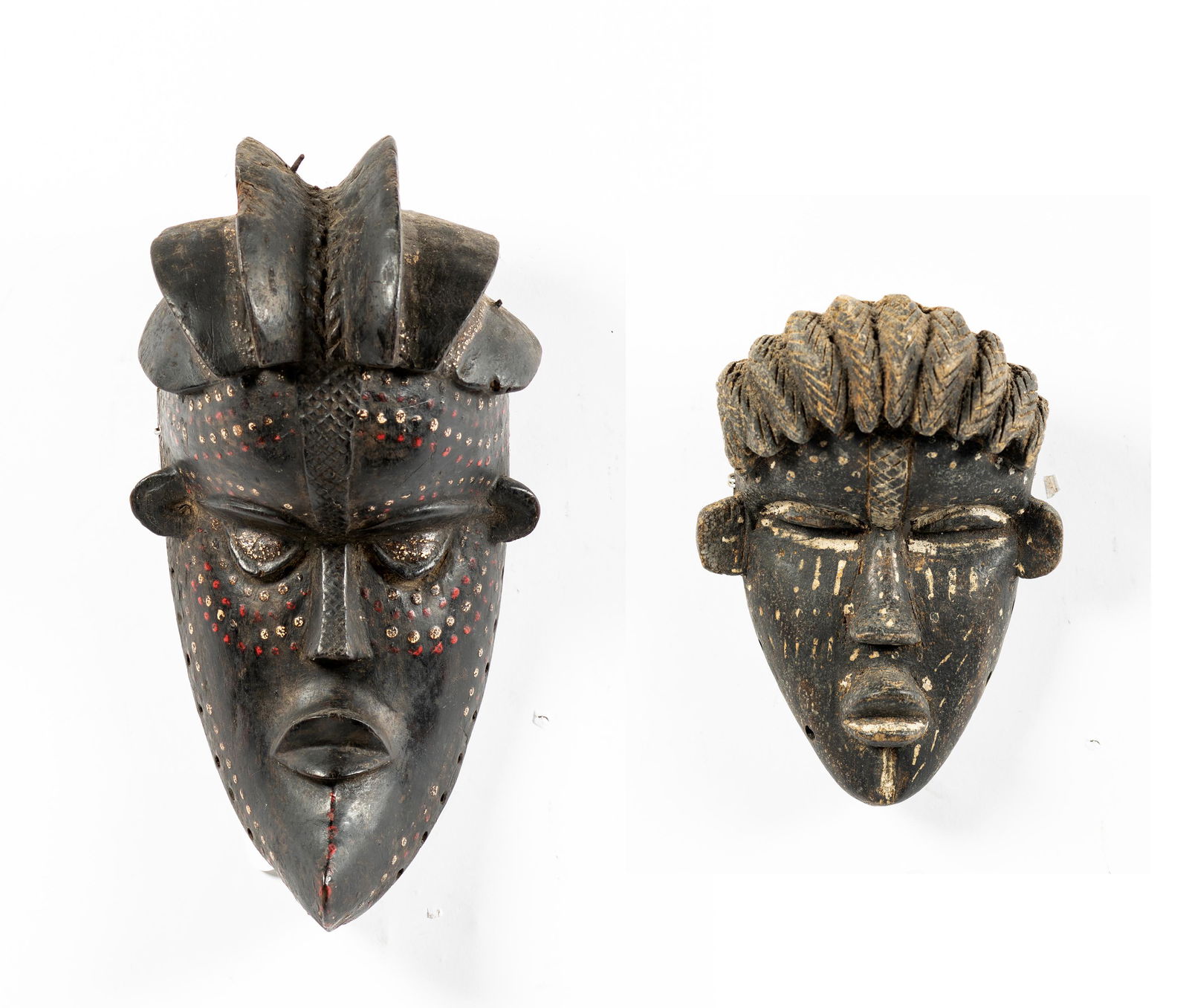 Two Bassa Masks, Liberia (1 of 8)