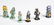 Chinese Cloisonné Chess Set, - 5