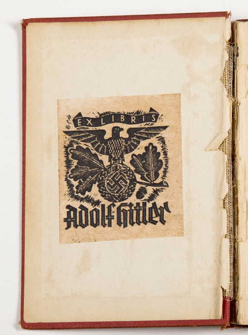 adolf hitler bookplate