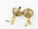 Yellow Gold Lantern form earrings - 5