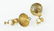 Yellow Gold Lantern form earrings - 9