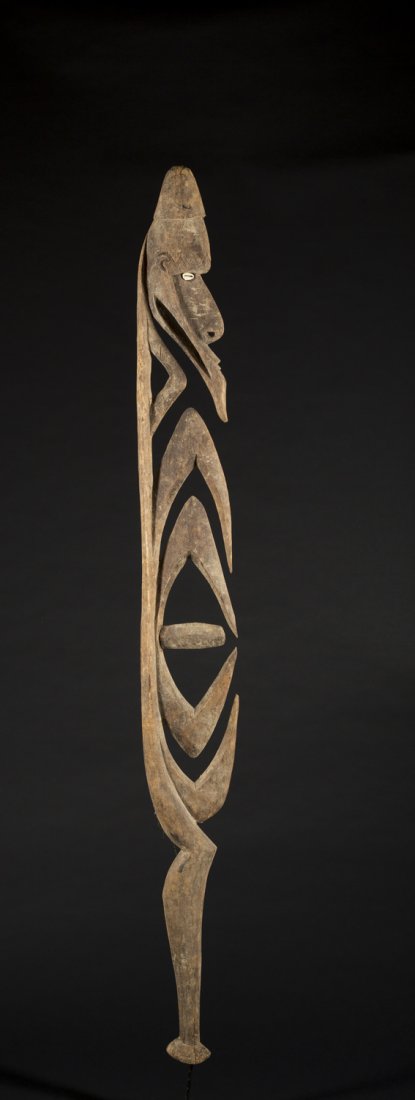 A fine and well Carved Karawari figure (1 of 9)