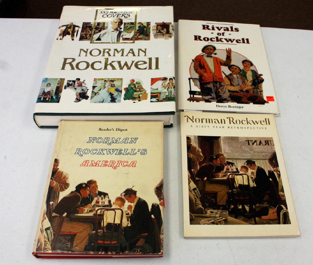 Norman Rockwell: Lot of Four(4) Books: Four(4) Norman Rockwell books