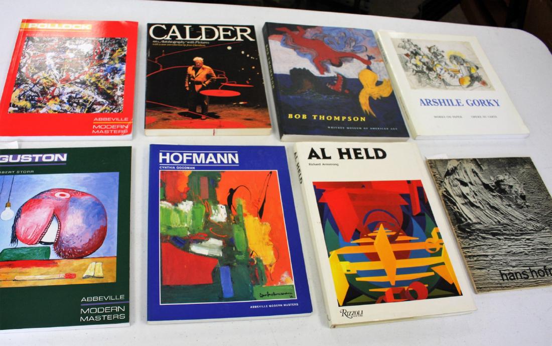 Eight(8) Books: Contemporary Artists (1 of 3)