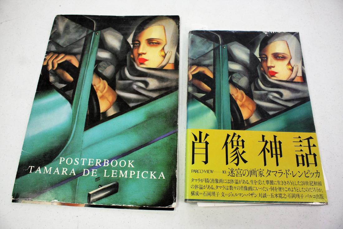 Two(2) Books: Tamara De Lempicka: Including: Parko View - 10. Tamara De Lempicka; Posterbook: Tamara De Lempicka