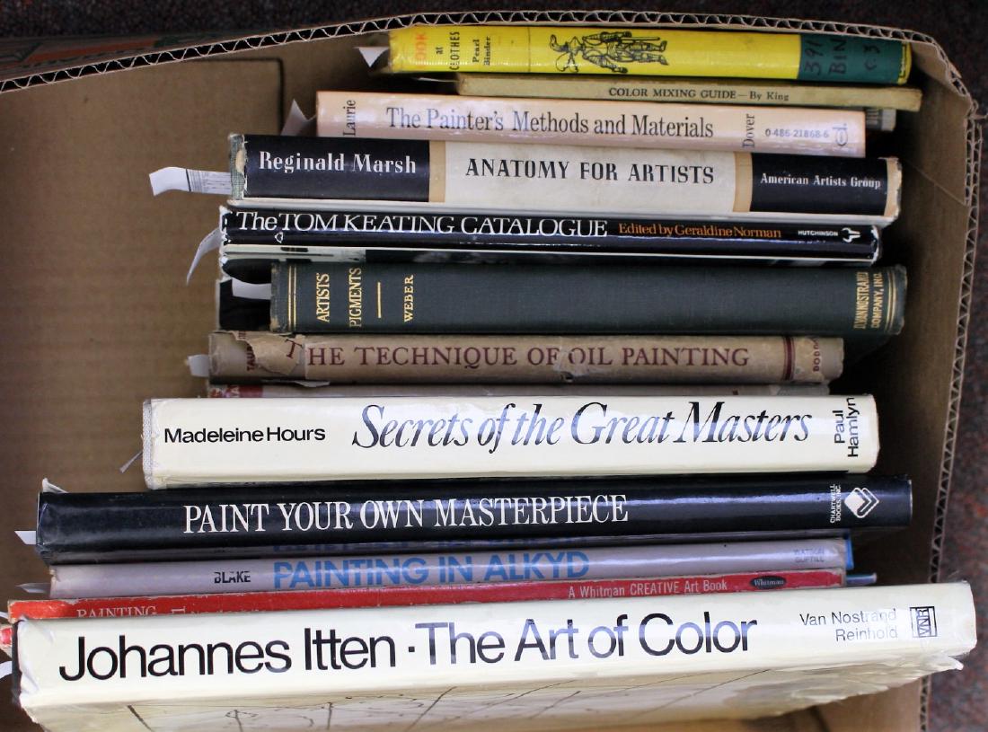 Box Lot of Art Reference Books(15) (1 of 2)