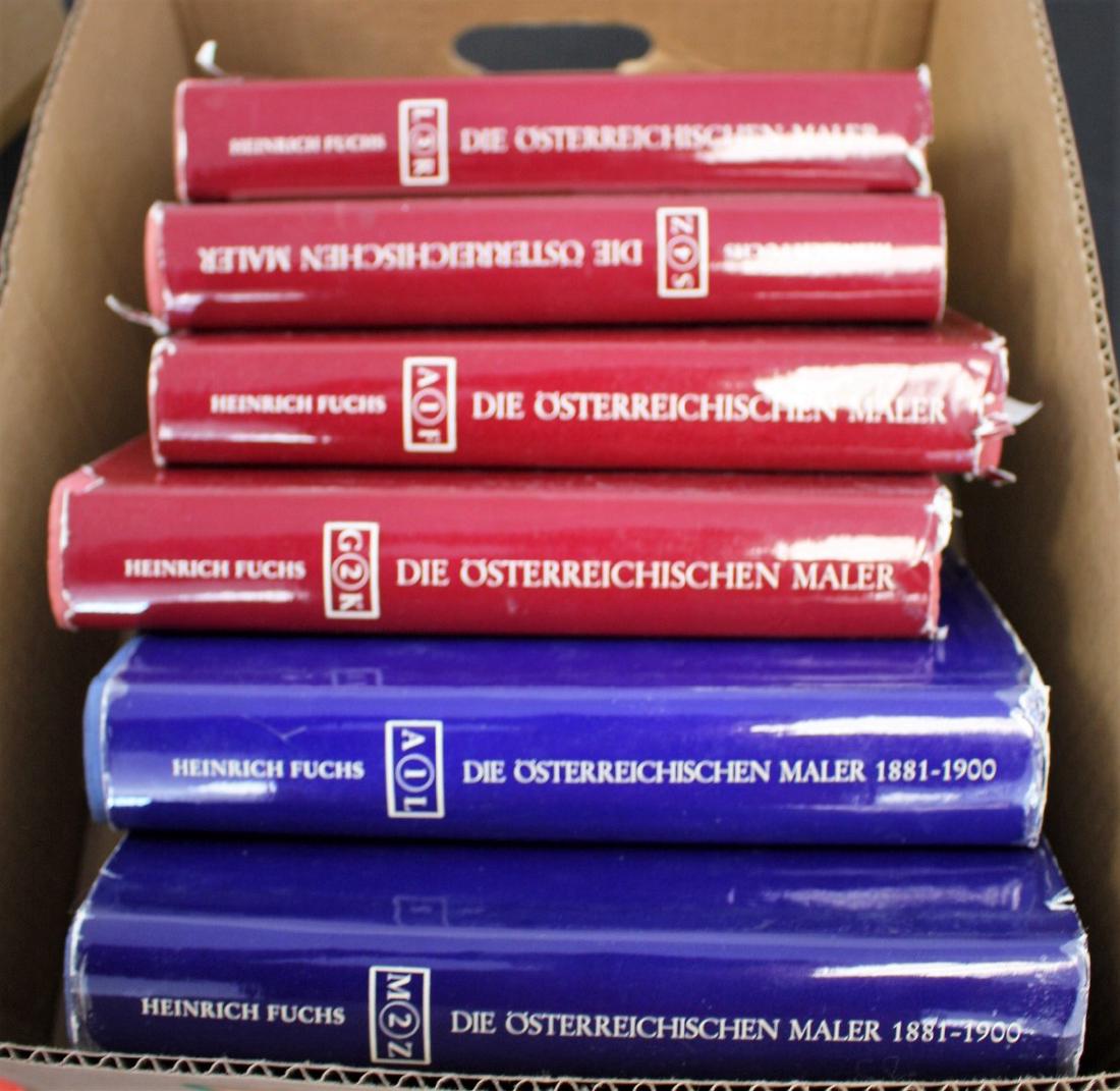 Box Lot of Art Reference Books(6): Heinrich Fuchs, Die Osterreichischen Maler