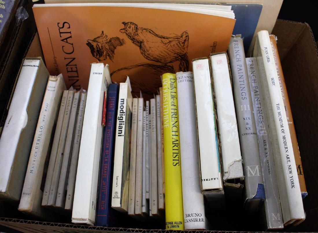 Box Lot of Art Reference Books(36): Modigliani, French Artists, Maurice Utrillo