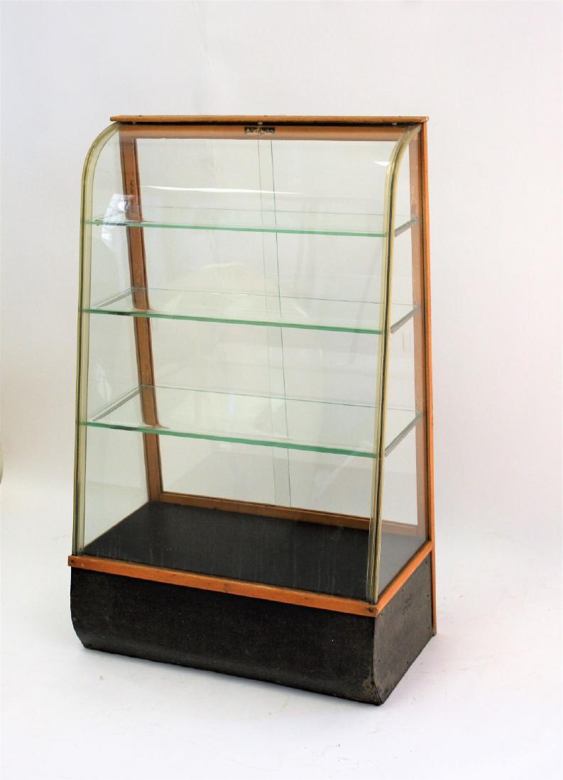 Country Store Petite Curved Glass Display Cabinet (1 of 5)