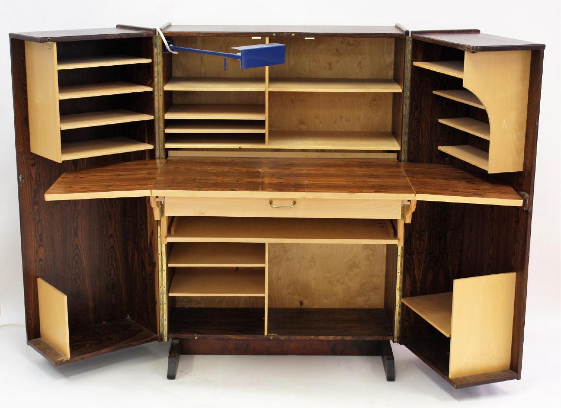 Danish Modern Rosewood Executive Desk (1 of 7)