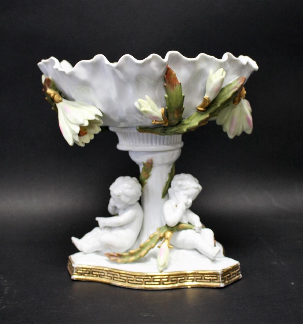 19thC. French Porcelain Figural Compote (1 of 10)