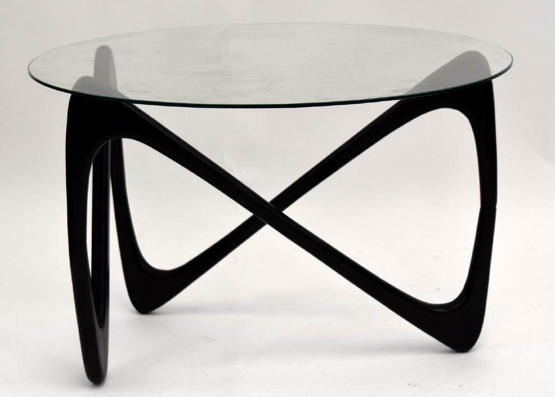 Noguchi Style Ebonized Wood Occassional Table (1 of 3)