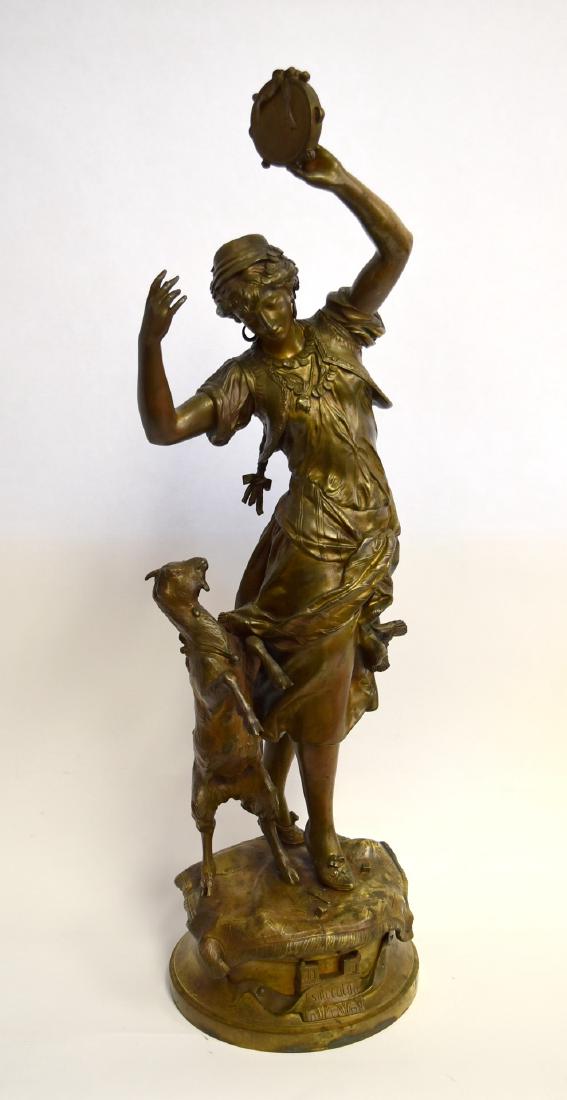 Adrien Etienne Gaudez; 19thC. Bronze Grouping Signed (1 of 10)