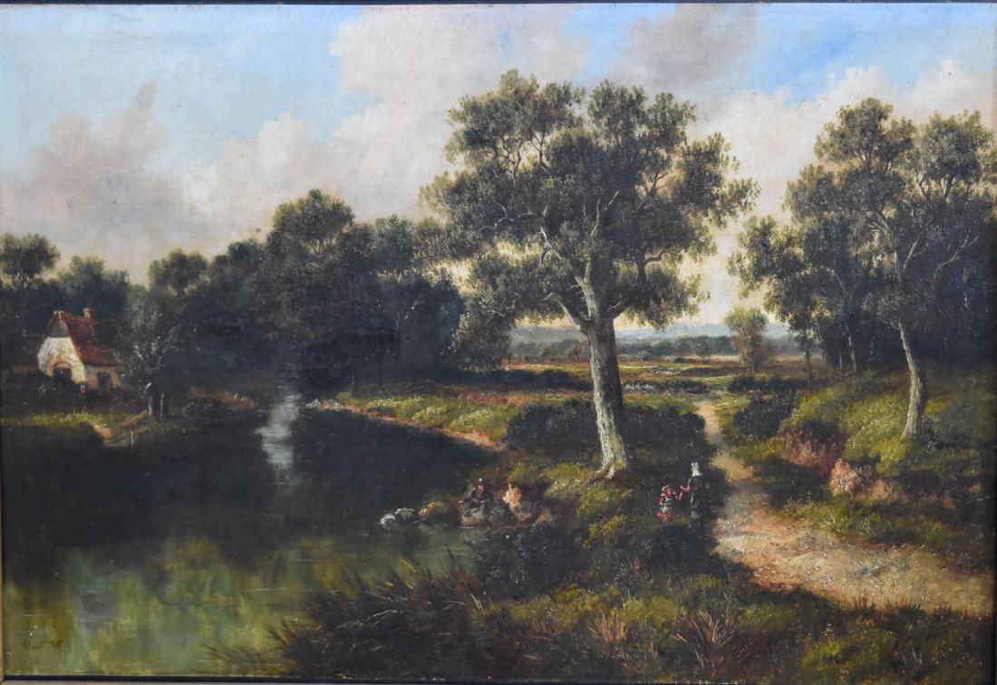 H.C. Buttler; 19thC. English Oil Painting Signed (1 of 7)