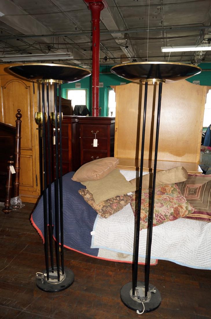 Pair of Art Deco Style Torchere Lamps (1 of 5)