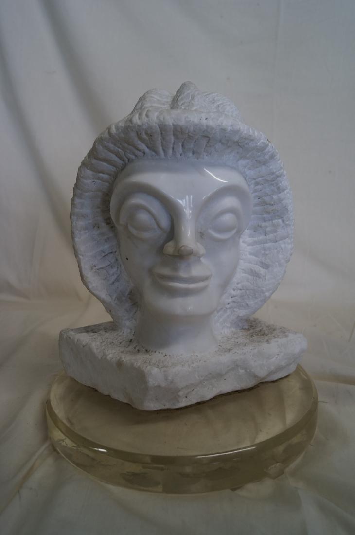 M. Felty; 20thC. Marble Sculpture Signed (1 of 3)