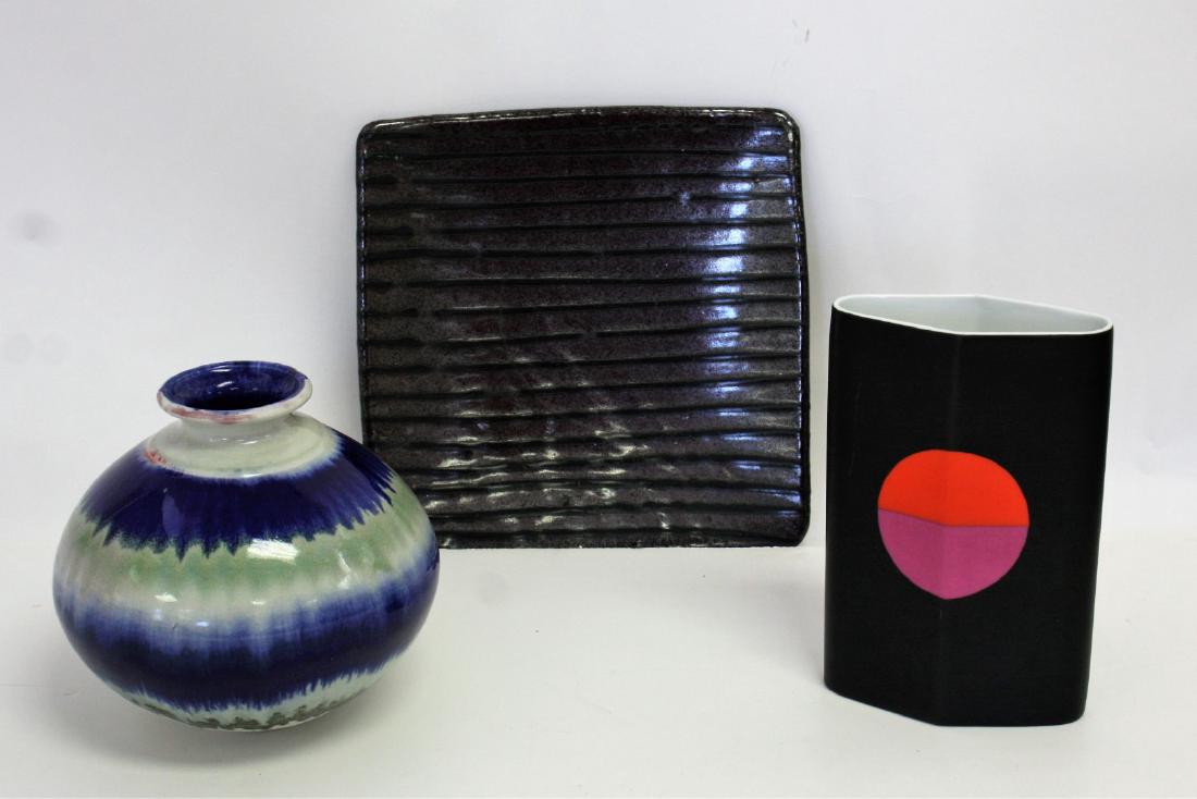 Three(3) Miscellaneous Art Pottery Pieces (1 of 5)