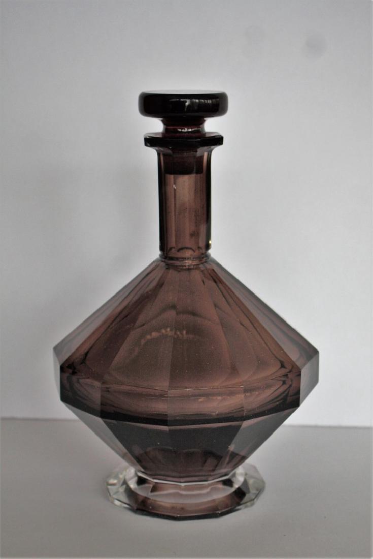 Moser Amethyst Glass Decanter (1 of 4)