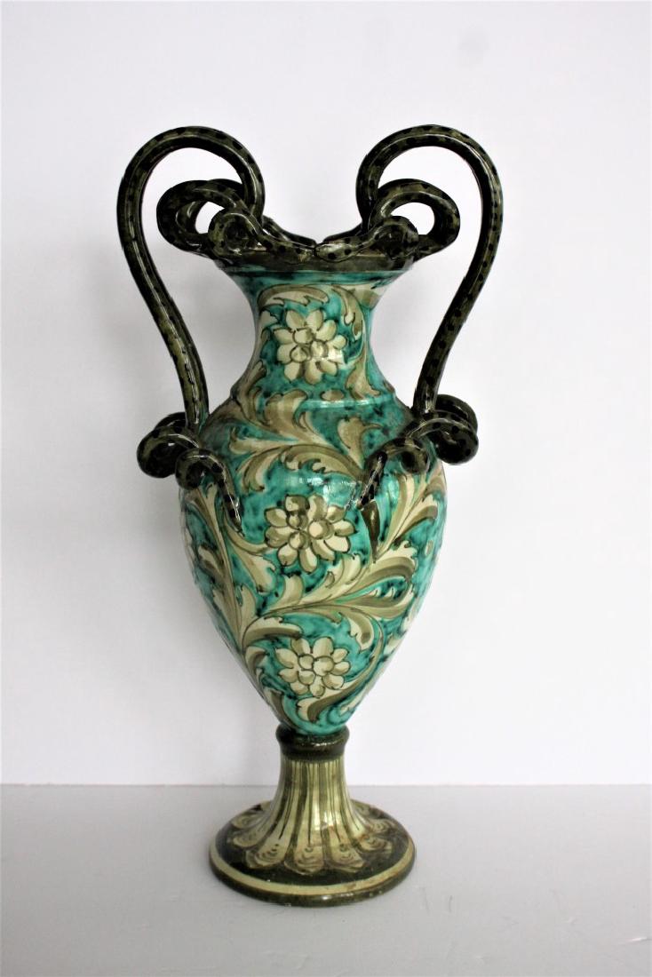 Italian Faience Pottery Vase (1 of 5)