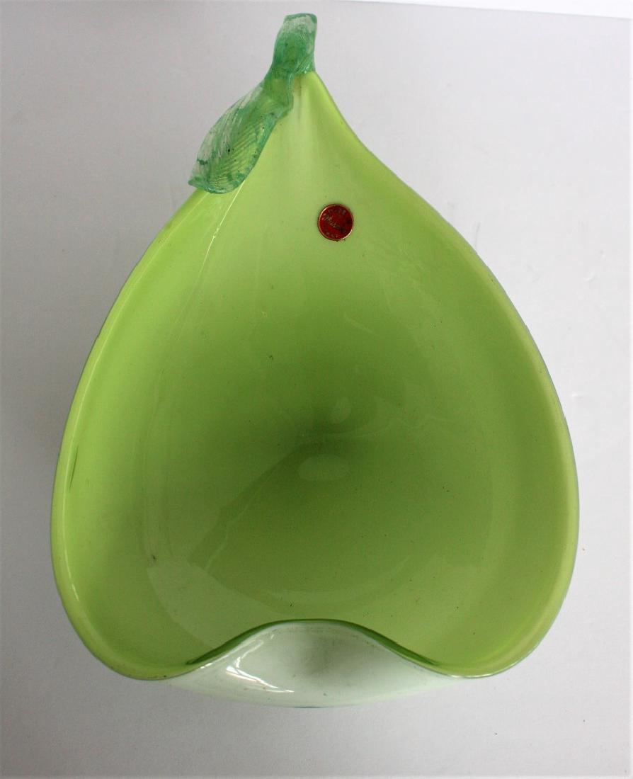 Italian Art Glass Dish (1 of 6)