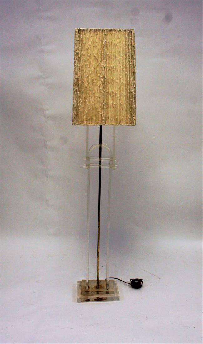 Mid Century Lucite Floor Lamp (1 of 6)