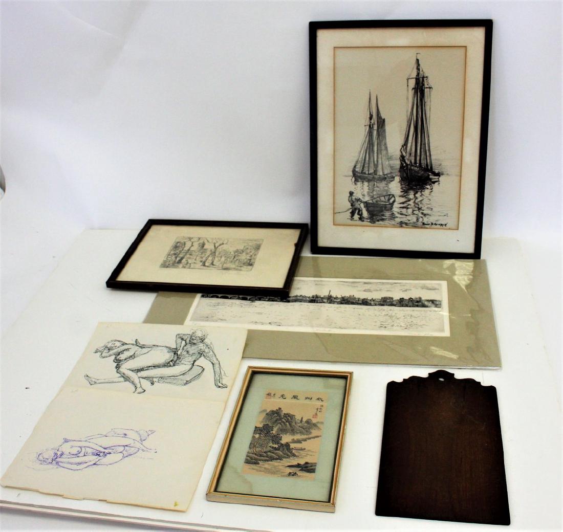 Seven(7) Miscellaneous Works of Art (1 of 4)