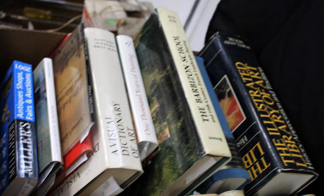 Box Lot of Art Reference Books(10) (1 of 2)