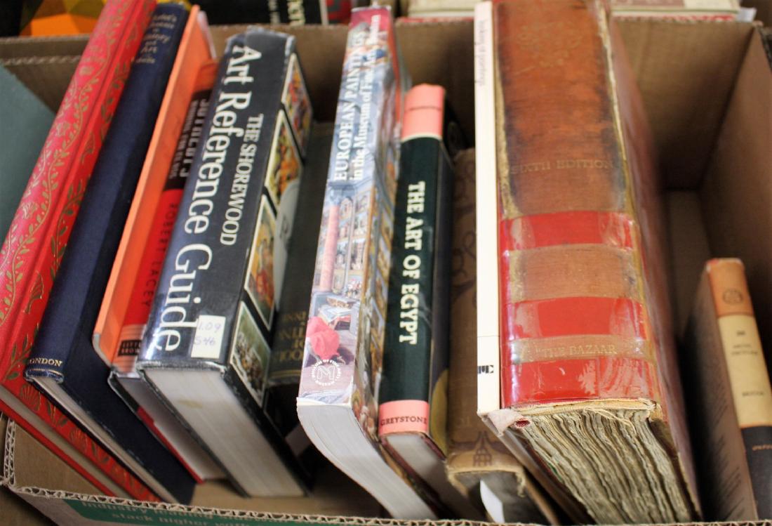 Box Lot of Art Reference Books(12) (1 of 2)