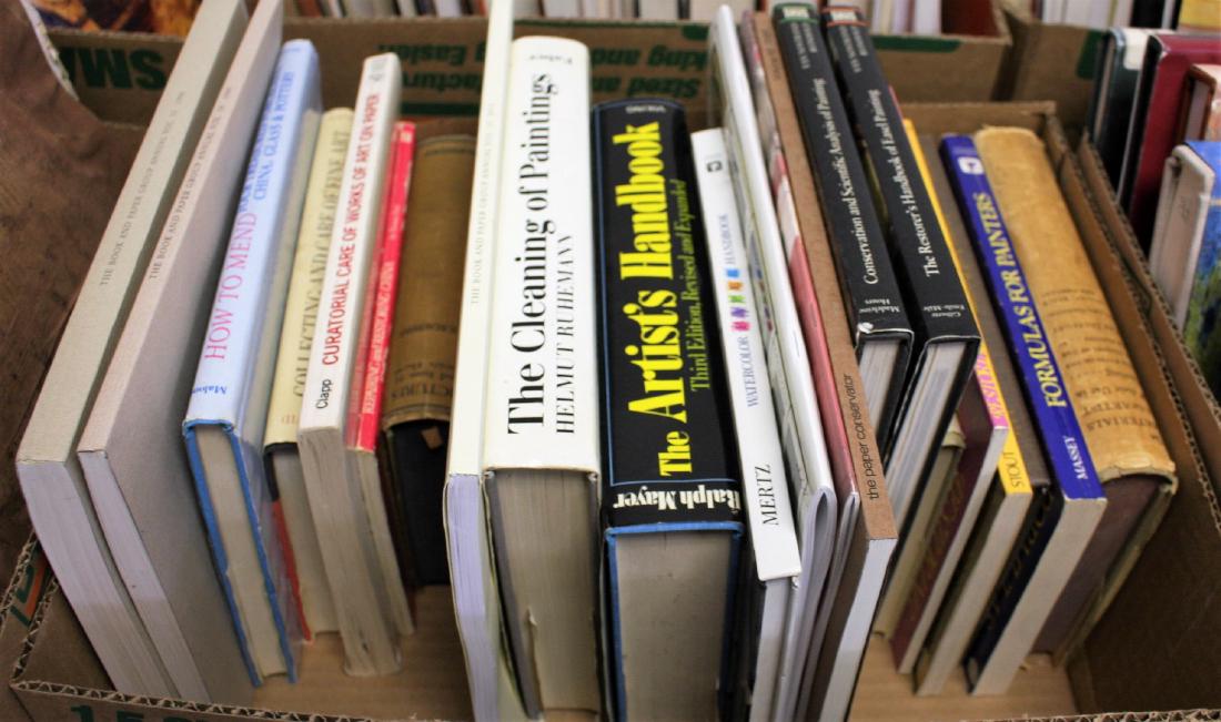 Box Lot of Art Reference Books(16) (1 of 2)