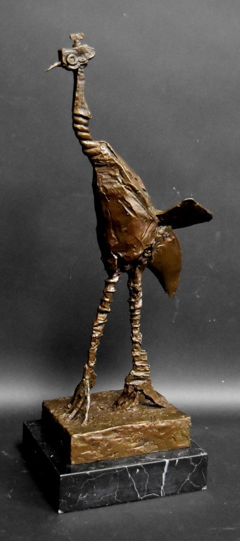 Picasso(after); 20thC. Bronze Ostrich Signed (1 of 4)