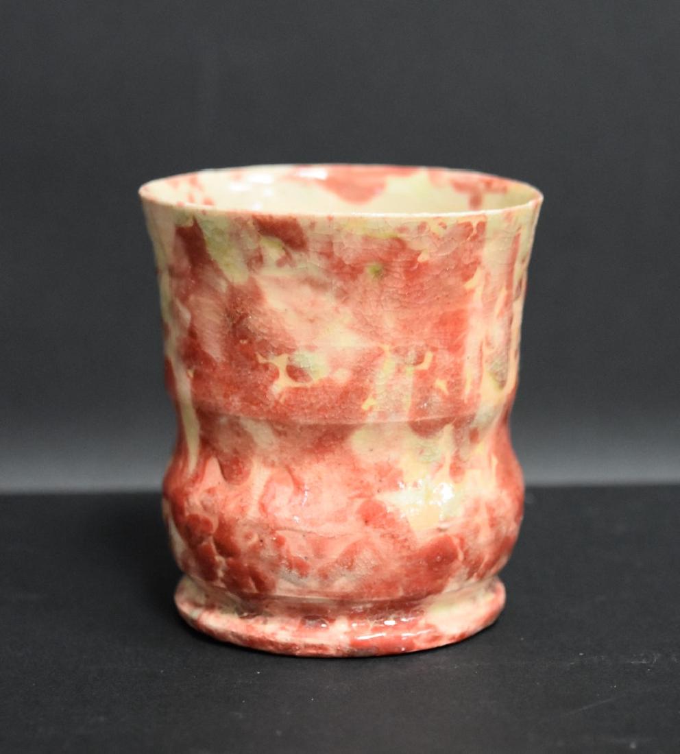 George Ohr Glazed Pottery Cup Signed (1 of 5)
