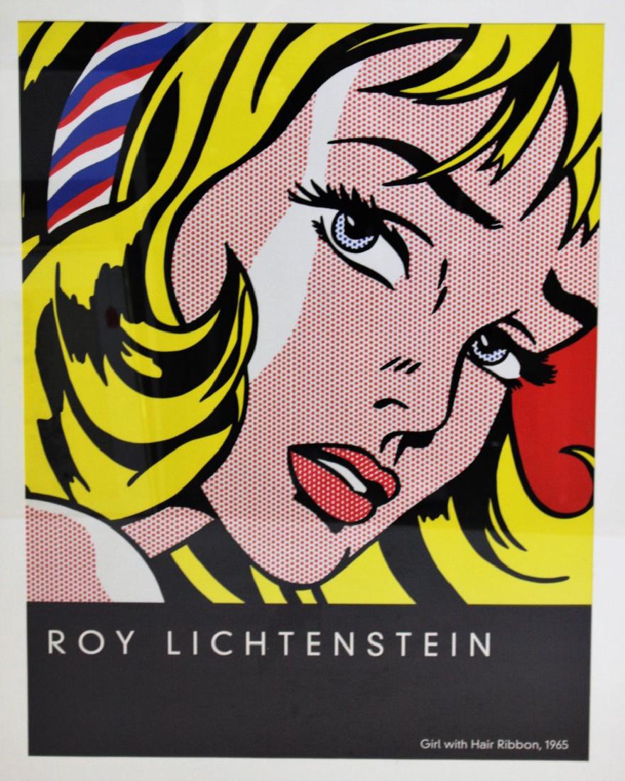Roy Lichtenstein Framed Ehibition Poster (1 of 6)