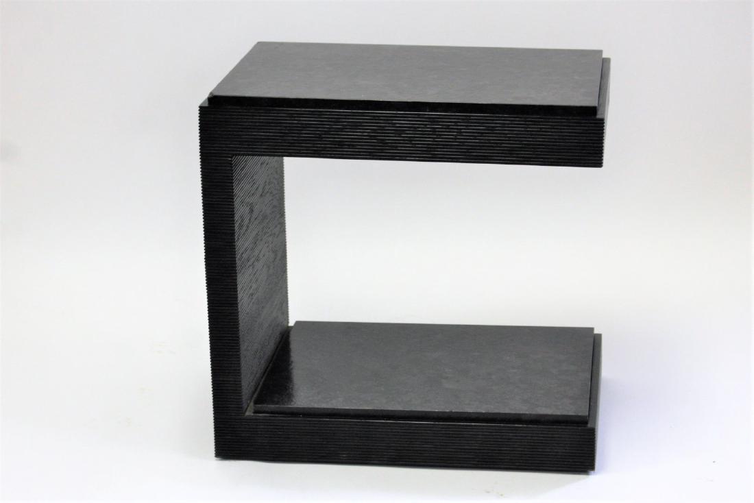 Kelly Wearstler Mid Century Marble Top End Stand (1 of 6)