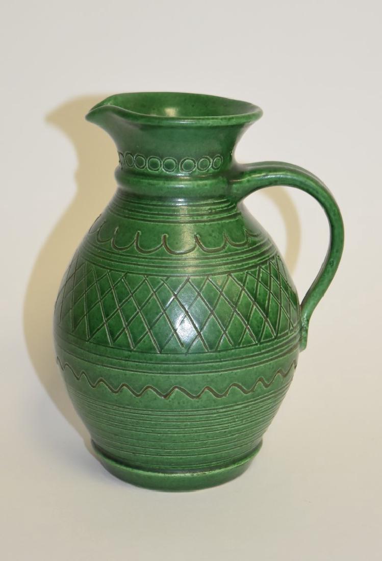 Wilhelm Kagel; Mid Century Pottery Pitcher Signed (1 of 6)