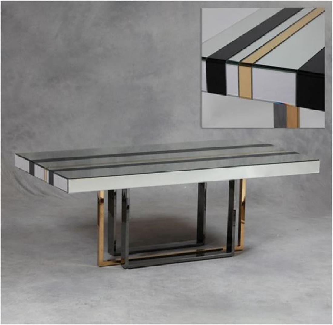 Italian Designer Mirrored Dining Table (1 of 2)