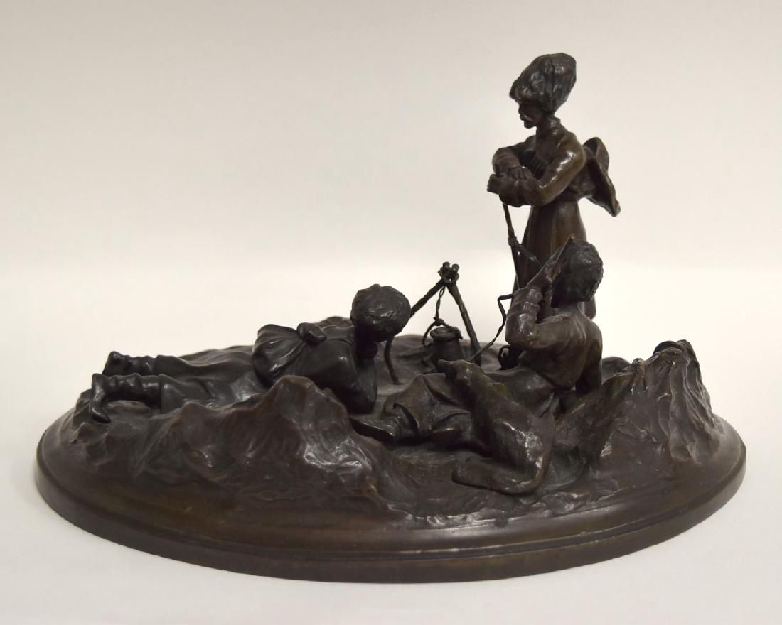 Vassili Gratchev(after); Russian Bronze grouping Signed (1 of 10)