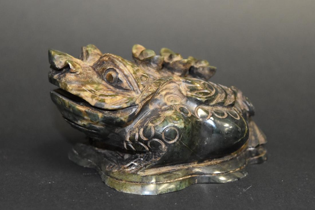 Chinese Carved Hardstone Toad (1 of 6)