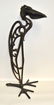 Victorian Painted Iron Pelican Smoking Stand - 8